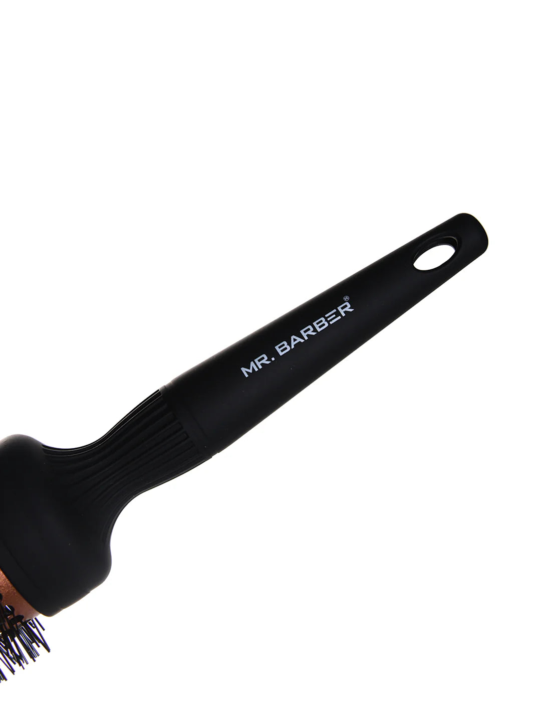 Mr Barber Copper Ceramic Barrel Hair Brush - 43 mm, Round Thermal Brush-Black & Copper/Blow Dry Brush - 1 Piece