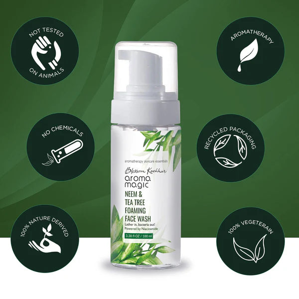 Blossom Kochhar - Neem & Tea Tree Foaming Face Wash - Niacinamide