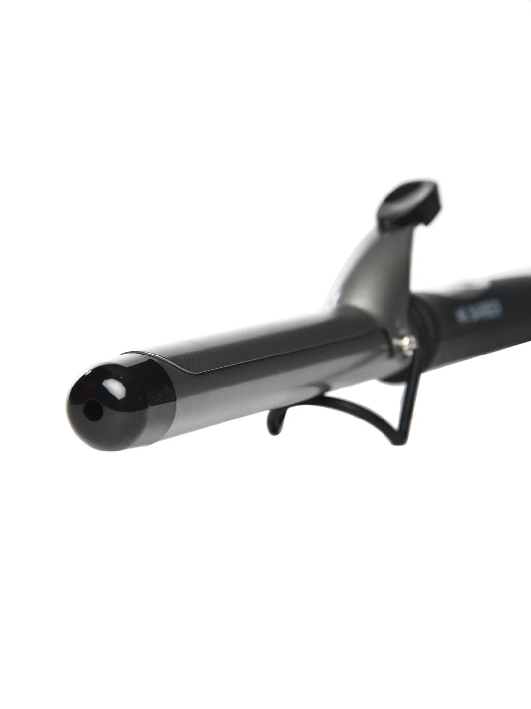 Mr. Barber Curl On Curling Tong 28mm Ceramic Infused Barrel, Hair Curling Tong - Black Hair Curler