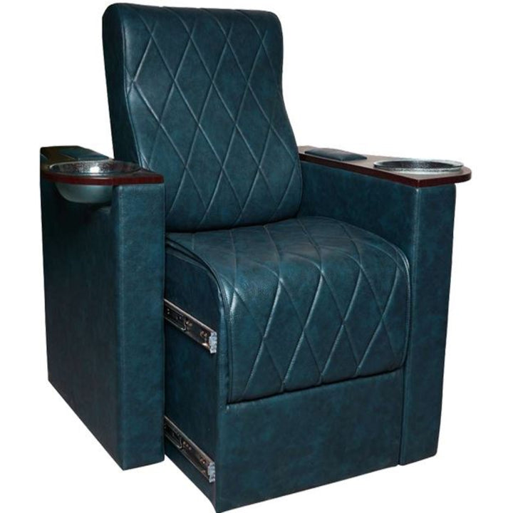 Delmore - Desire Pedicure Sofa – Luxury Manicure-Pedicure Chair with Adjustable Backrest & Detachable Manicure Bowls