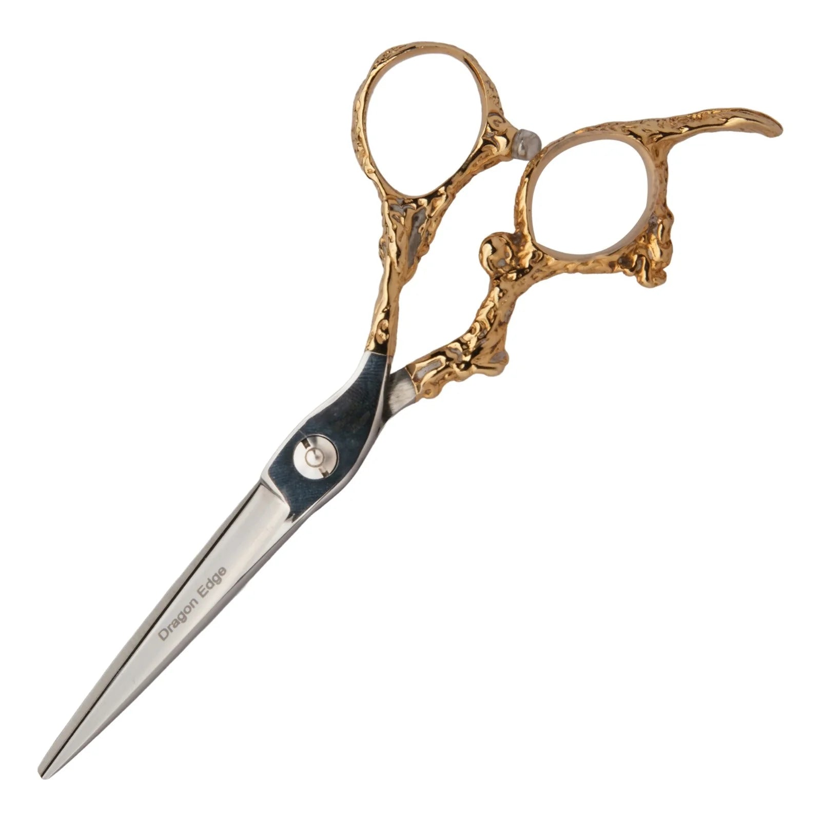 Mr. Barber Classic Dragon Edge Hair Cutting Scissor – Premium Professional Salon Scissors with High-Quality Special Steel, Pivot Screw System, and Golden Dragon Handle (5.5 Inch)