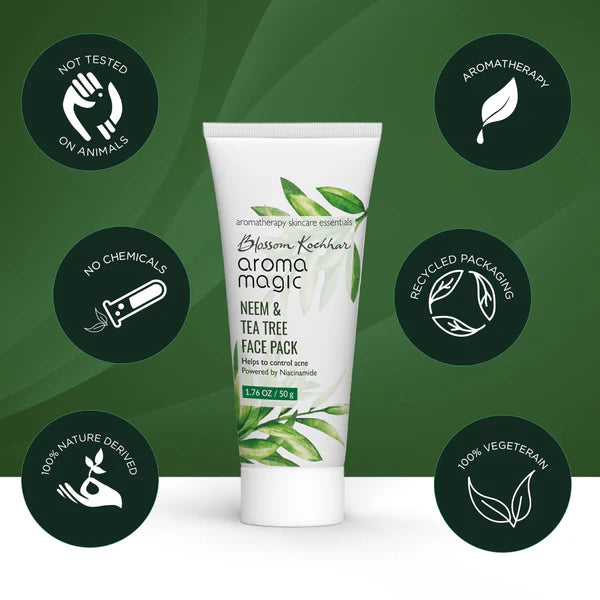 Blossom Kochhar - Neem & Tea Tree Face Pack - Niacinamide