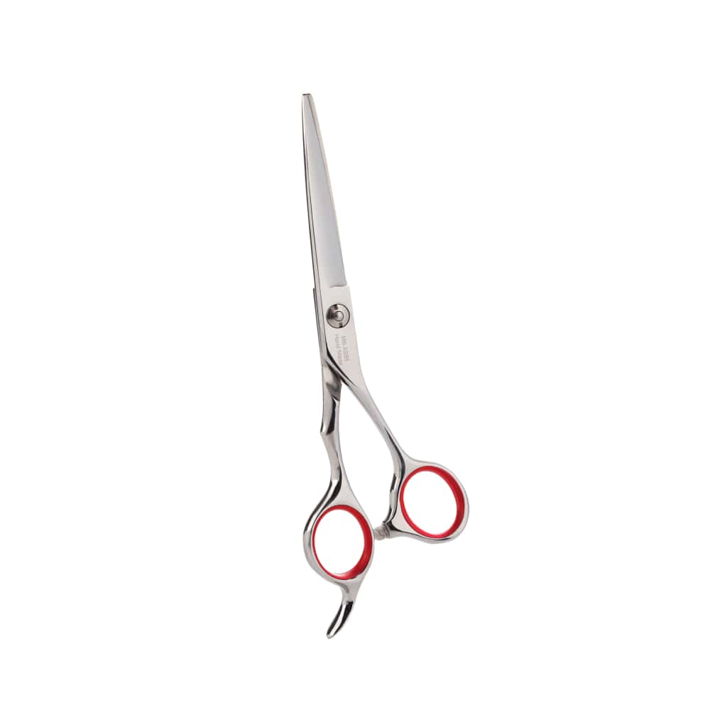Mr. Barber MB-XSTT Classic Stainless Steel Triple Honed Handmade Hair Cutting Lightweight Scissor With Ergonomic Handle & Silicon Silencer - 1 Piece