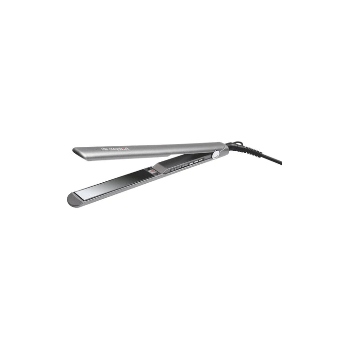 Mr. Barber MB-SXT Straits Xtreme, Super Smooth Titanium Plates, Professional Hair Straightener Flat Iron, Lifting & Voluminous Style (Black)