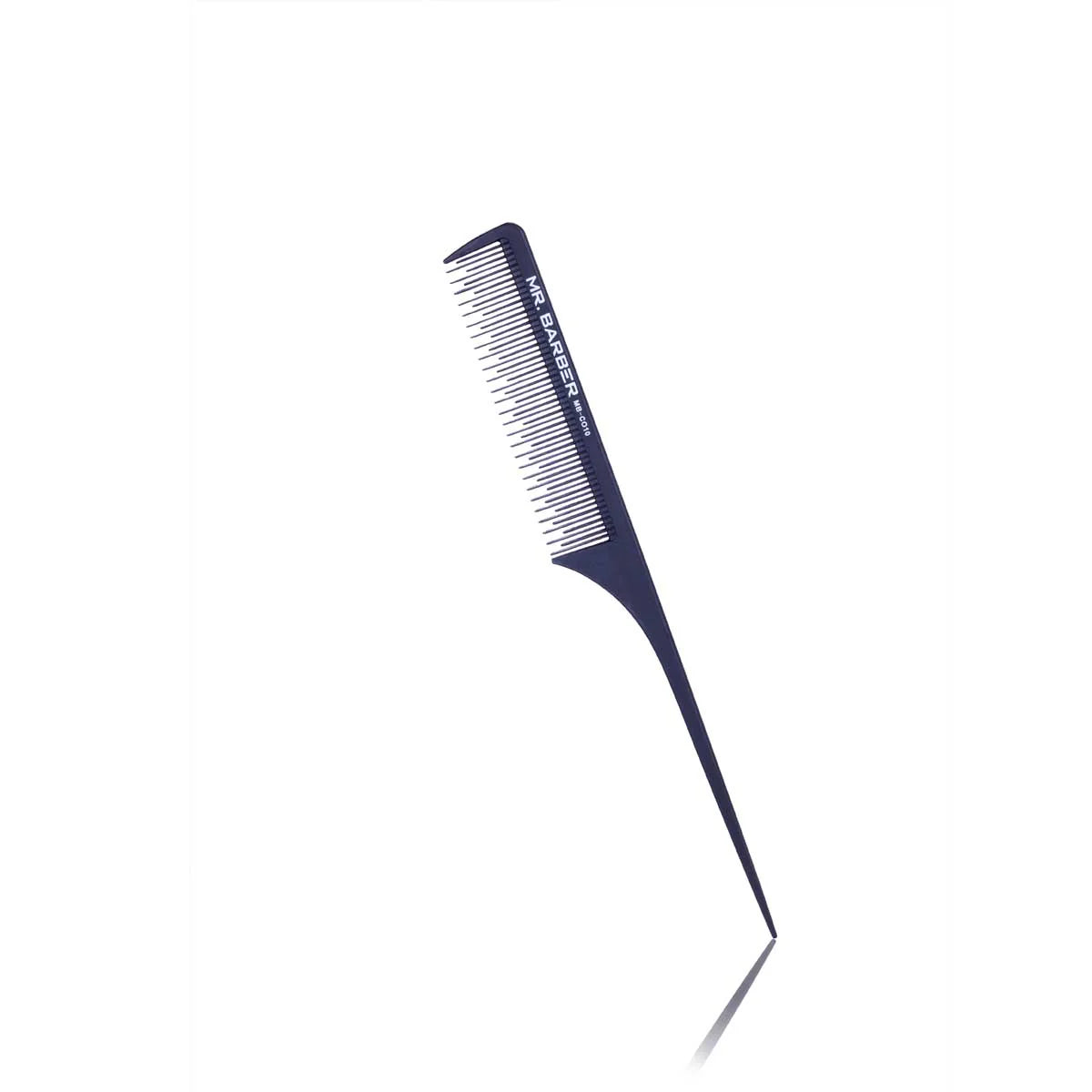 Mr. Barber Teasing Tail Comb MB-CO10 | Professional Precision Hair Styling Comb for Volume & Sectioning (1 Piece)