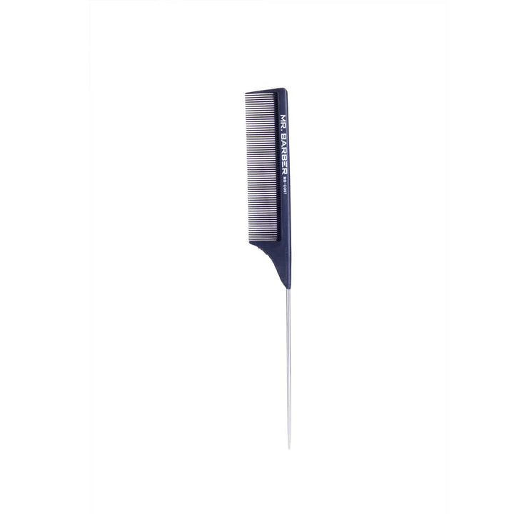 Mr. Barber Pin Tail Comb MB-CO07 | Professional Precision Hair Styling & Sectioning Comb (1 Piece)