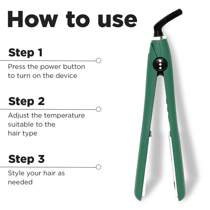 Ikonic Professional Pro Titanium Crimp Hair Crimper