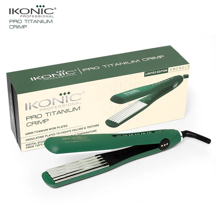 Ikonic Professional Pro Titanium Crimp Hair Crimper