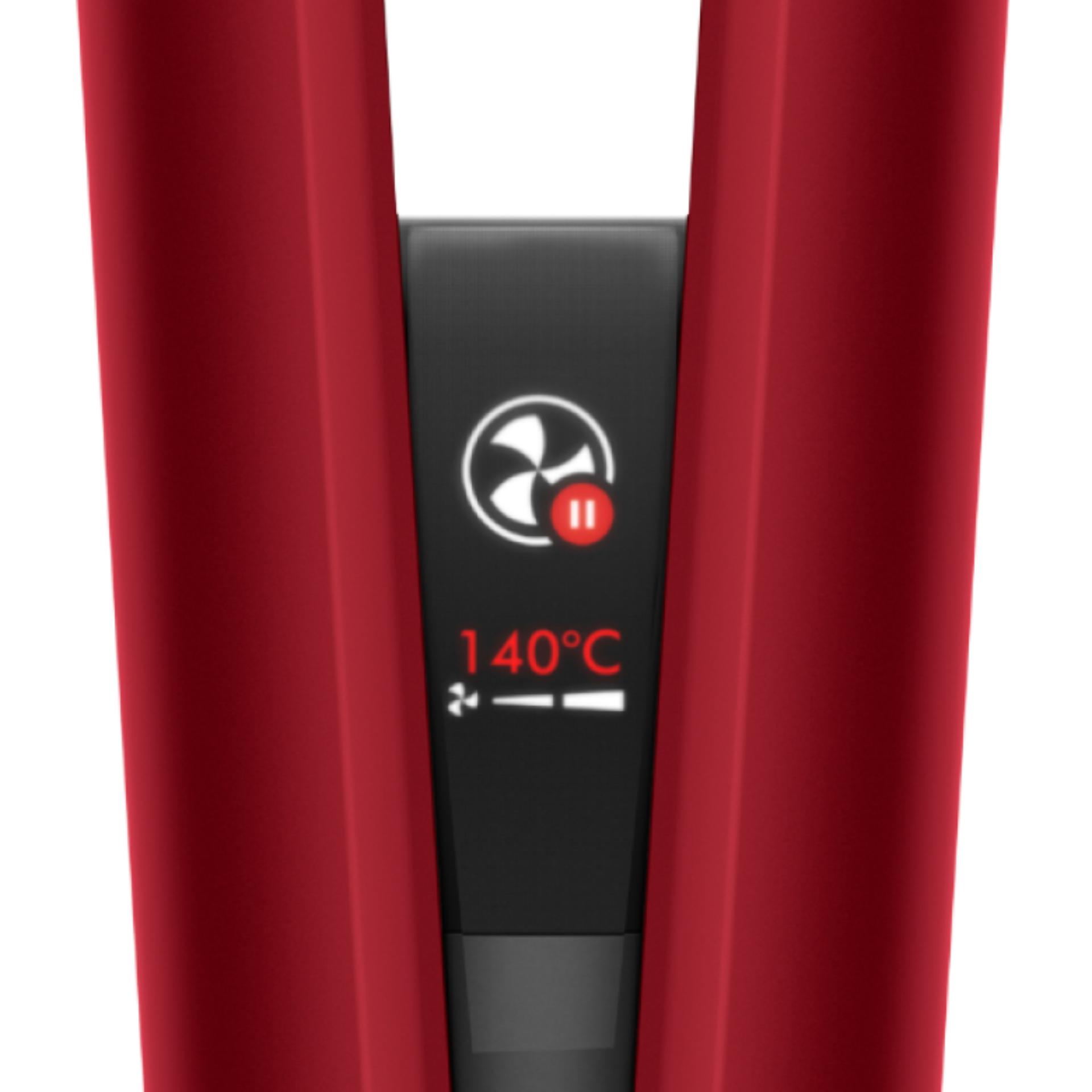 Dyson Airstrait™ dryer and straightener (Red velvet and gold)