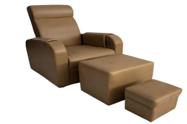 Delmore - KAYAN Foot Reflexology Sofa – Reclining Reflexology Chair with Plush Upholstery & Ergonomic Foot Support