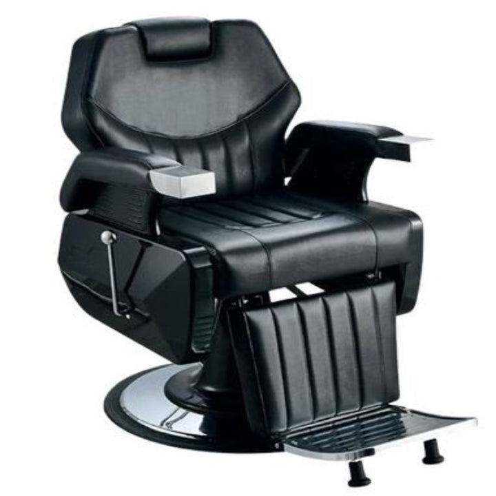 Magna Barber Chair – Hydraulic Reclining Salon Chair with Adjustable Headrest