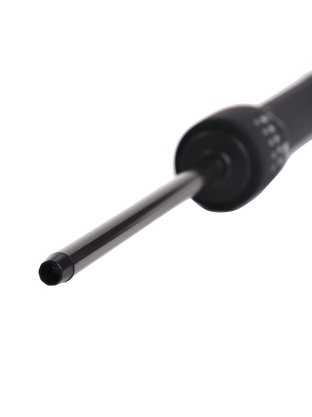 Mr. Barber Magical Curl Style Wand - 9mm Ceramic Infused Barrel, Hair Curling Tong - Black Hair Curler