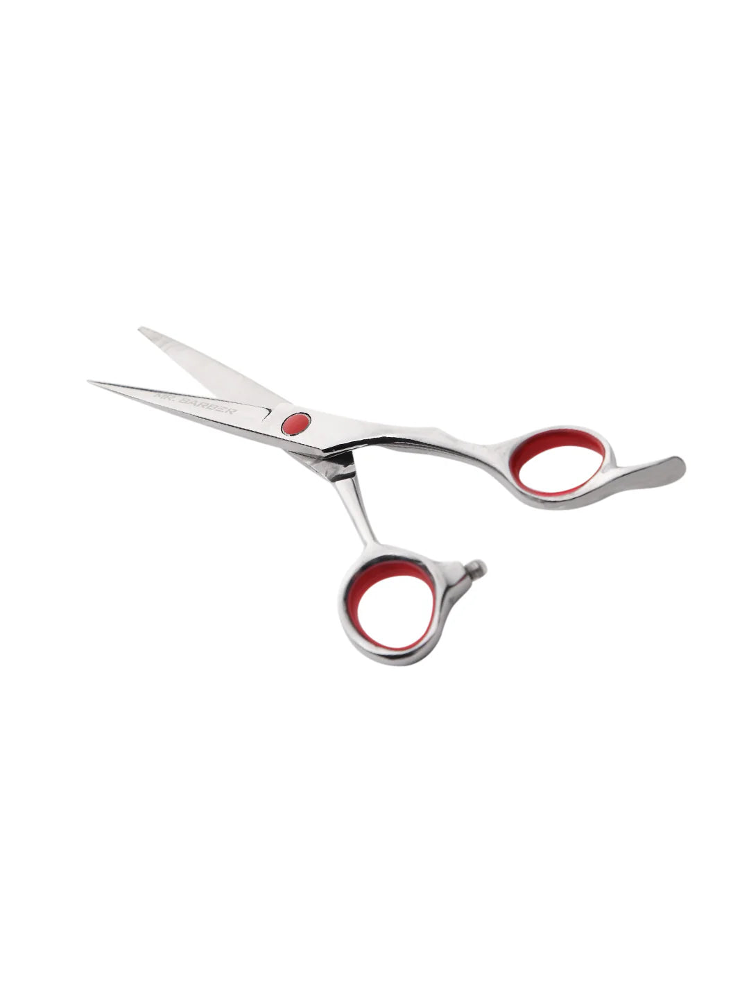 Mr. Barber Classic X Series 6 inch (15.2 cm) Stainles Steel Professional Hair Cutting Scissors - Silver Ergonomic Design - 1 Piece