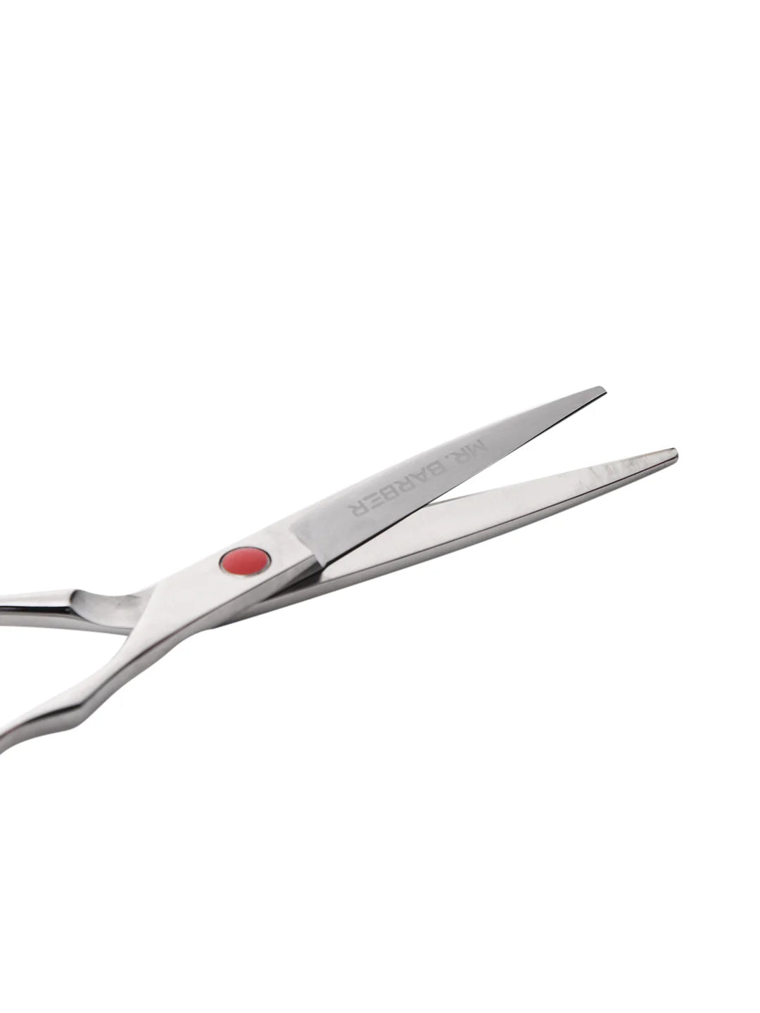 Mr. Barber Classic X Series 6 inch (15.2 cm) Stainles Steel Professional Hair Cutting Scissors - Silver Ergonomic Design - 1 Piece