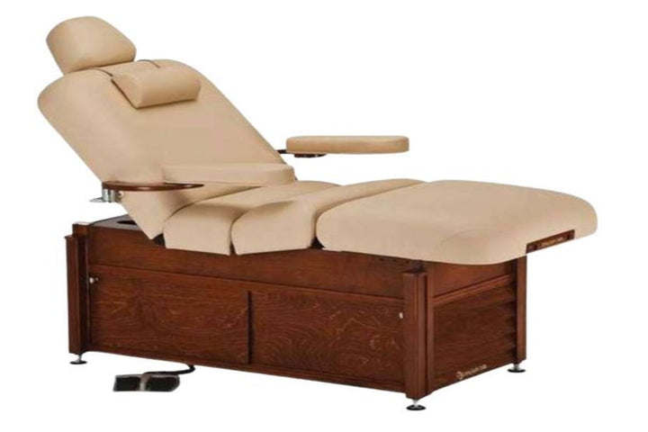 Delmore - PUKHRAJ Electric Spa Table – 4-Motor Adjustable Spa Bed with Dual-Side Storage & Premium Upholstery