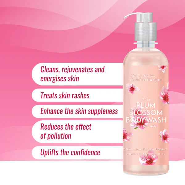 Blossom Kochhar - 3 in 1 Plum Blossom Body Wash For Skin, Hair, and Body