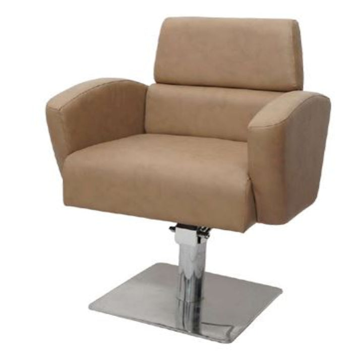 Triton Multipurpose Salon Chair – Modern Half-Back Hydraulic Styling Chair with Customizable Upholstery