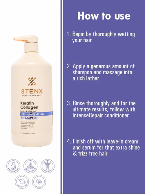 3TENX - ULTIMATE RÈVITALIZE SHAMPOO (1000ml)
