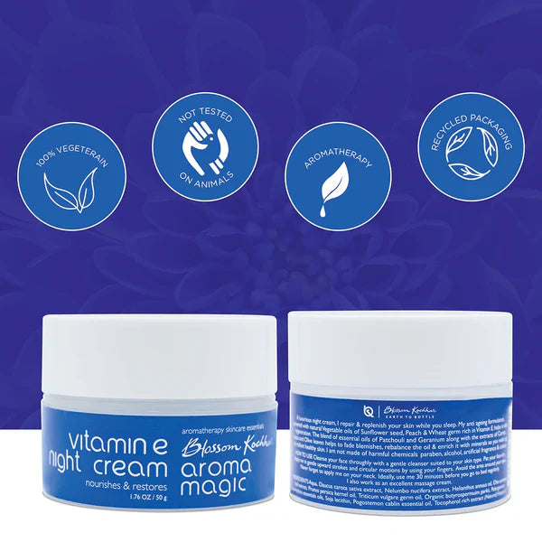 Blossom Kochhar - Vitamin E Nourishing Night Cream Replenishes & Repair Skin