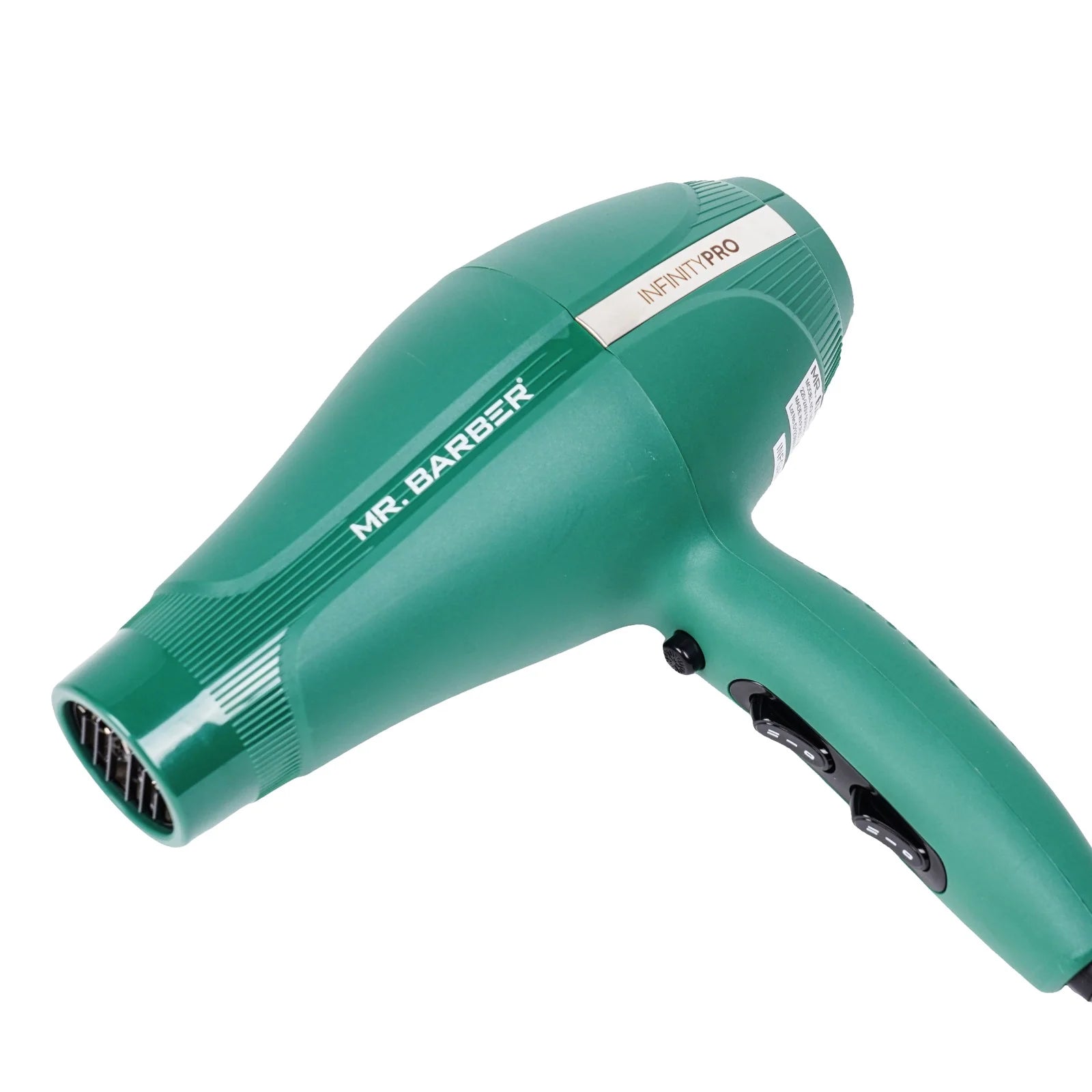 Mr. Barber 2400 Watts Infinity Pro Ionic Hair Dryer Ceramic Technology With 3-Heat Settings & 2-Speed Settings For Professional Styling (Green)