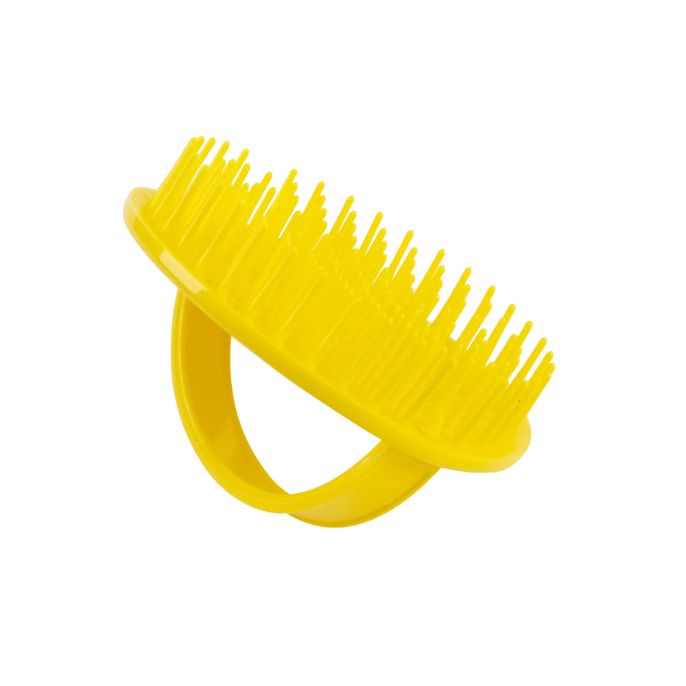 Denman shampoo massage brush D6 - Yellow