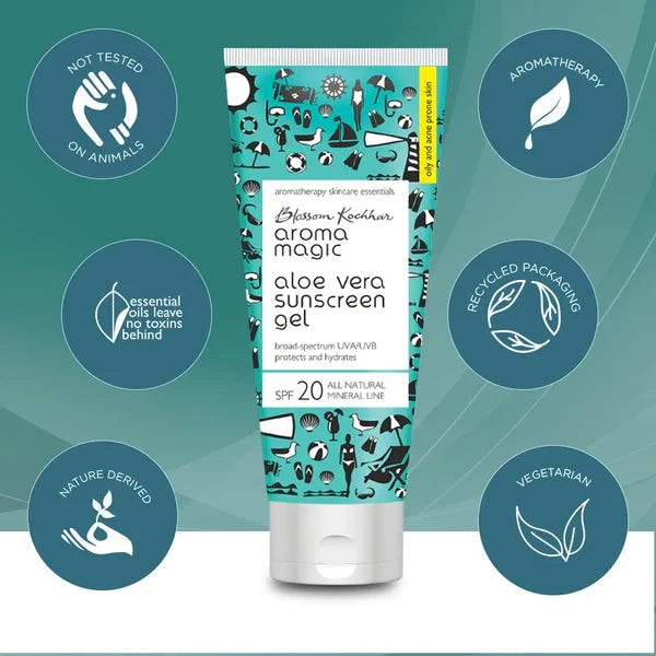 Blossom Kochhar - Aloe Vera Sunscreen Gel For Oily and Acne Prone Skin with SPF 20