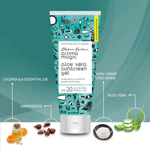 Blossom Kochhar - Aloe Vera Sunscreen Gel For Oily and Acne Prone Skin with SPF 20