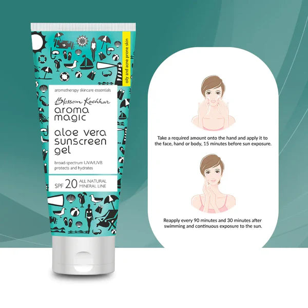Blossom Kochhar - Aloe Vera Sunscreen Gel For Oily and Acne Prone Skin with SPF 20