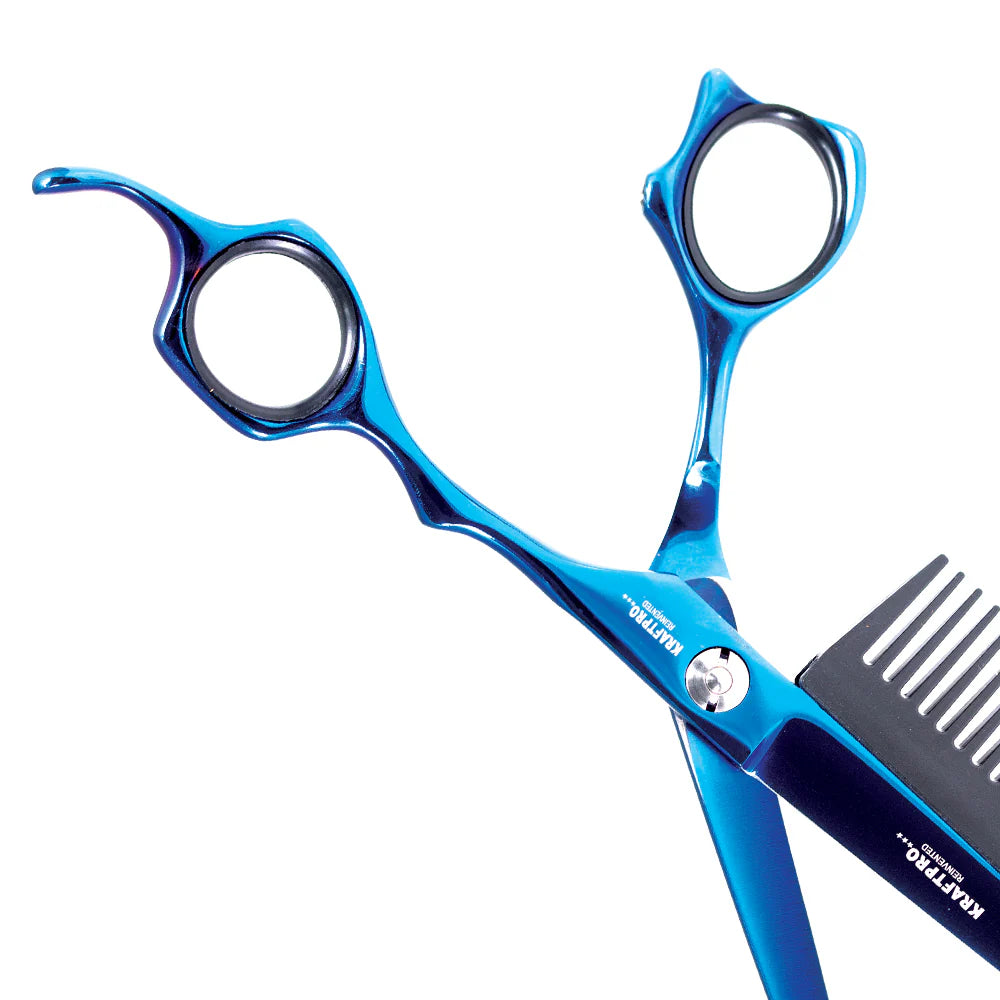 Kraft Pro Blu Scissor Comb