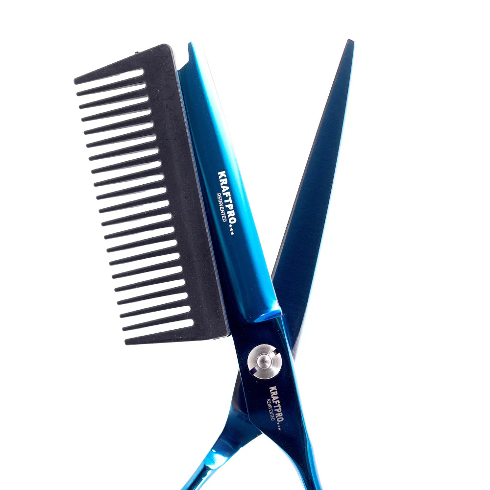 Kraft Pro Blu Scissor Comb