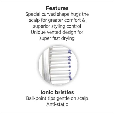 Olivia Garden Fingerbrush Vented Paddle- Medium (1 Unit)