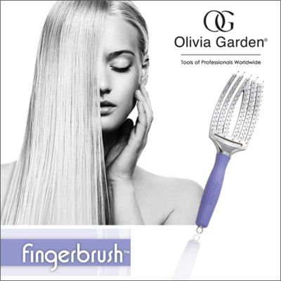 Olivia Garden Fingerbrush Vented Paddle- Medium (1 Unit)