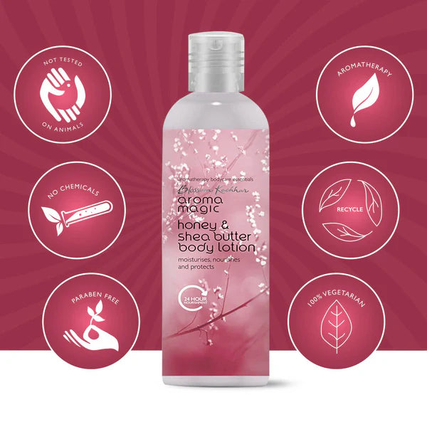 Blossom Kochhar - Honey & Shea Butter Body Lotion - Deep Hydration & Nourishment for Soft Skin