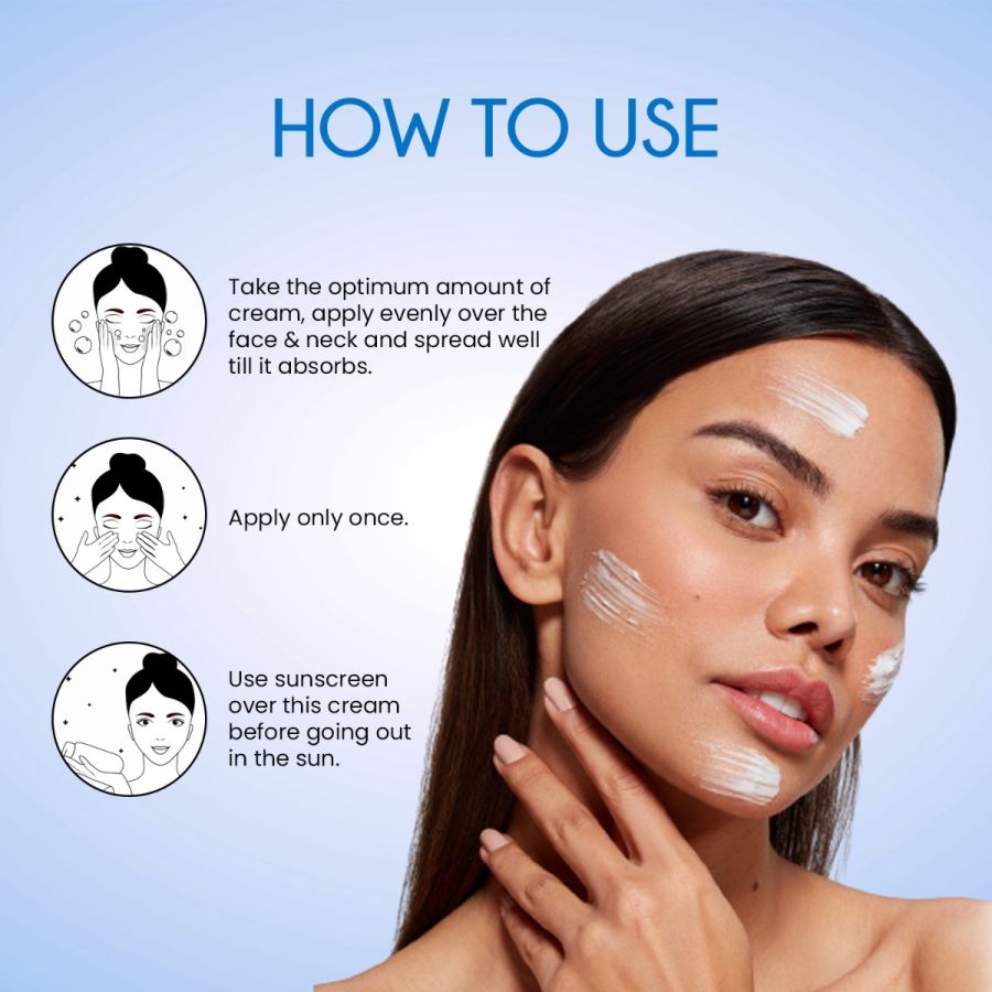Skinora Hydra Cream| With Hyaluronic Acid & Vitamin B5| Contains Niacinamide| Hydrates, Moisturizes and Firms the Skin| Reduces Wrinkles & Fine Lines| For All Skin Types - 50gm