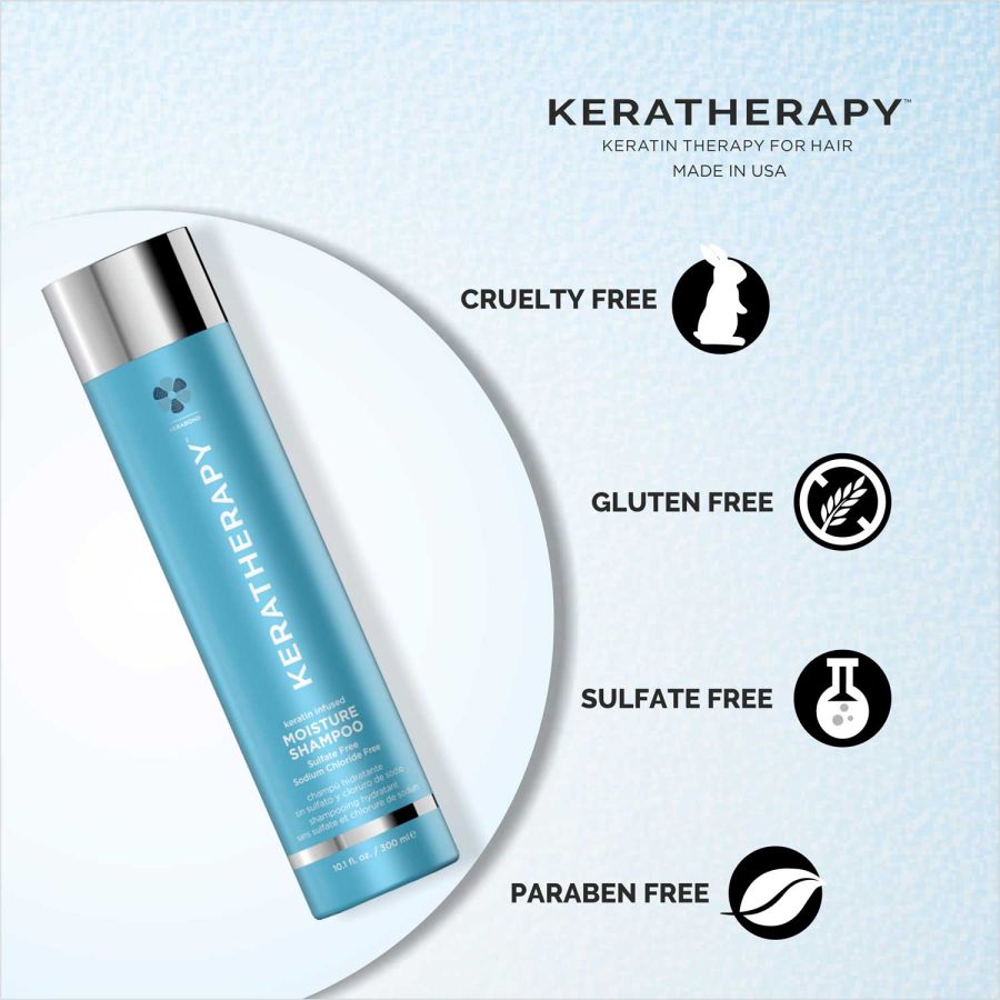 Keratherapy Keratin Infused Moisture Shampoo (300 ml)