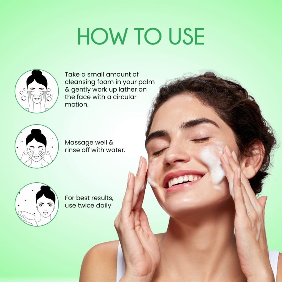 Skinora Mattifying Foaming Cleanser| With Niacinamide & Oleanolic Acid| For Oily & Acne Prone Skin| Anti-Acne & Anti-Microbial Action| Cleanses, Moisturizes & Soothes - 150 ml