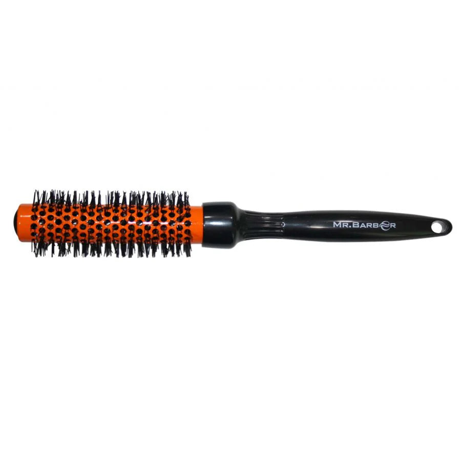 Mr. Barber 33 mm Ceramic Round Brush Large Ceramic Ion Thermal Barrel for Sleek Precise Heat Styling and Maximum Volume - 1 Piece