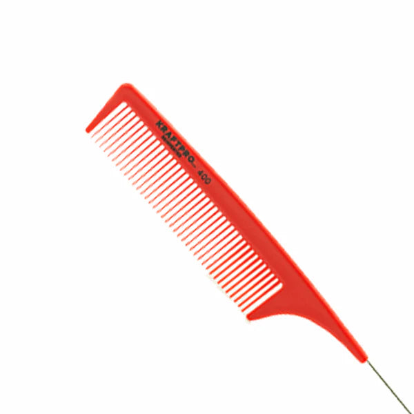 Kraft Pro Red Pin Tail Comb - 400