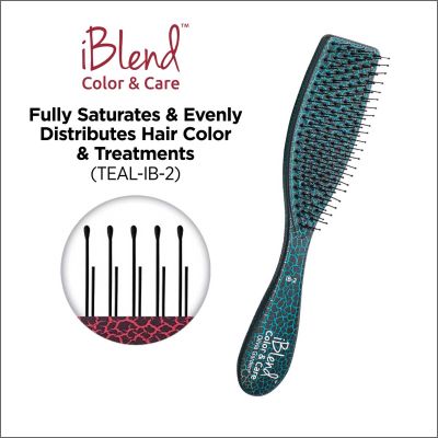 Olivia Garden iBlend Brush Teal-717-IB2 (1 Unit)