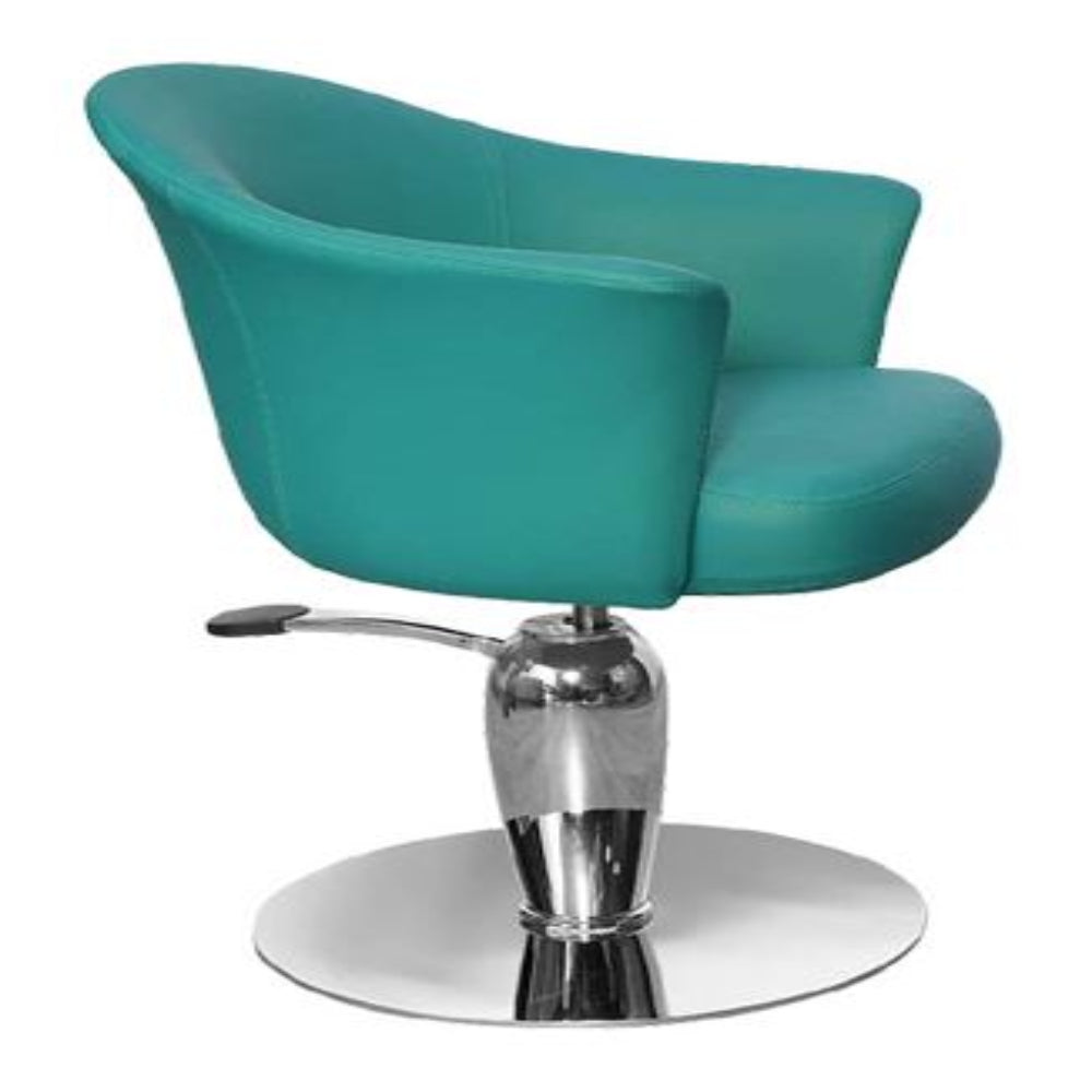 Tulip Styling Chair – Italian Pump Base with Hydraulic Swivel Lock & Customizable Upholstery