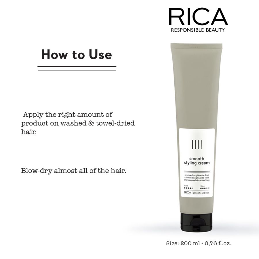 Rica Styling Smooth Styling Cream, 200 mL