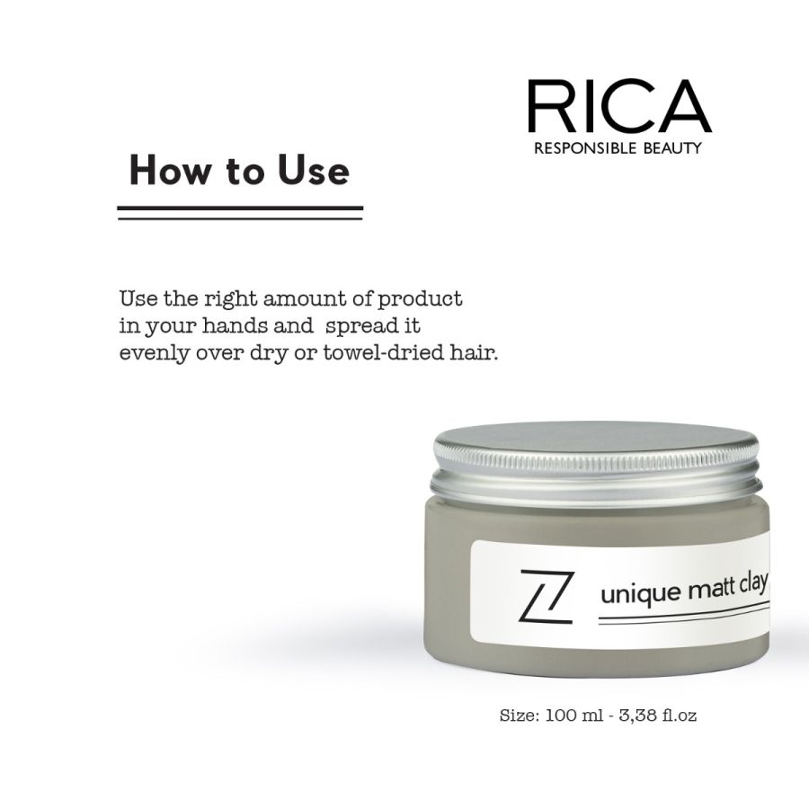 Rica Styling Unique Matt Clay, 100 mL