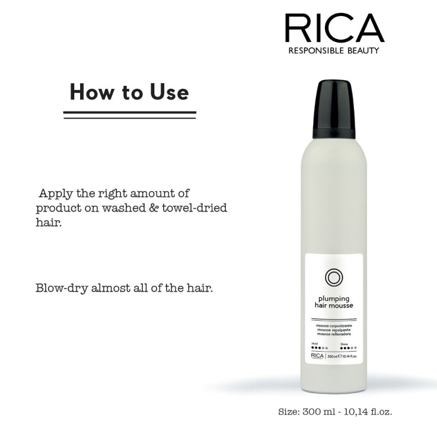 Rica Styling Plumping Hair Mousse 300 ml