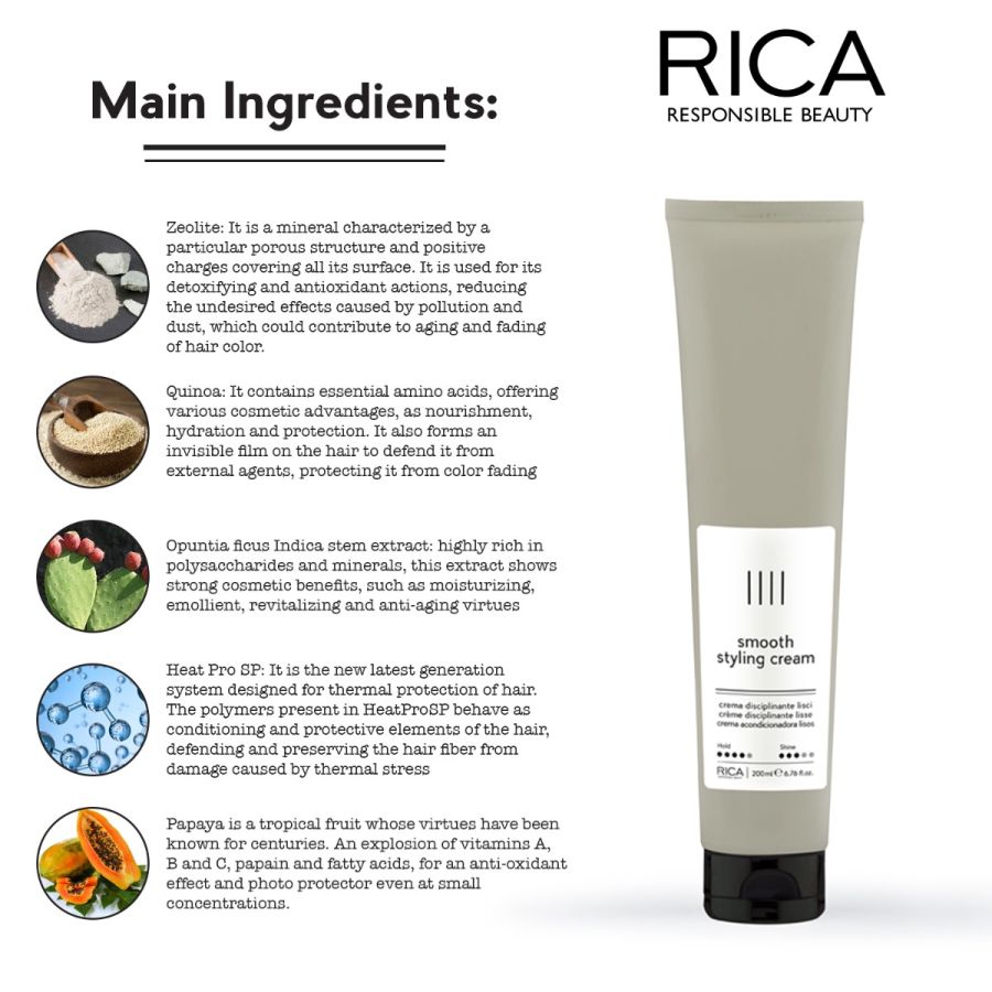 Rica Styling Smooth Styling Cream, 200 mL